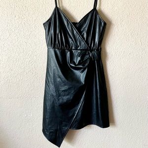 Shein faux leather minidress